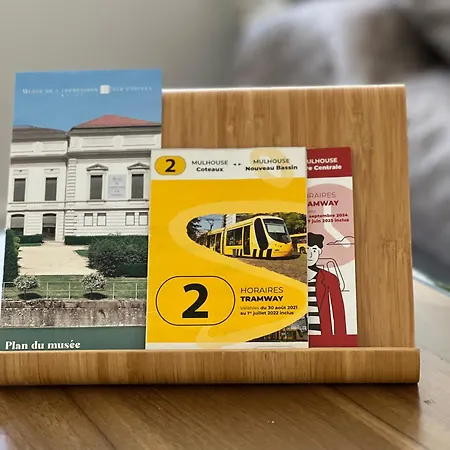 Rm-1 - Joli 2 Pieces Equipe Au 1er Etage Pour 1-3 Pers * Mulhouse